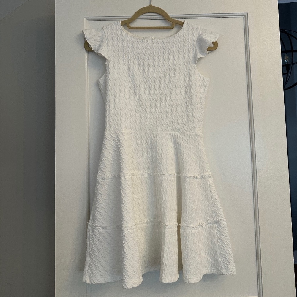 By Debra (BD Junior) Sara 3 Tier White Dress Junior Size 2